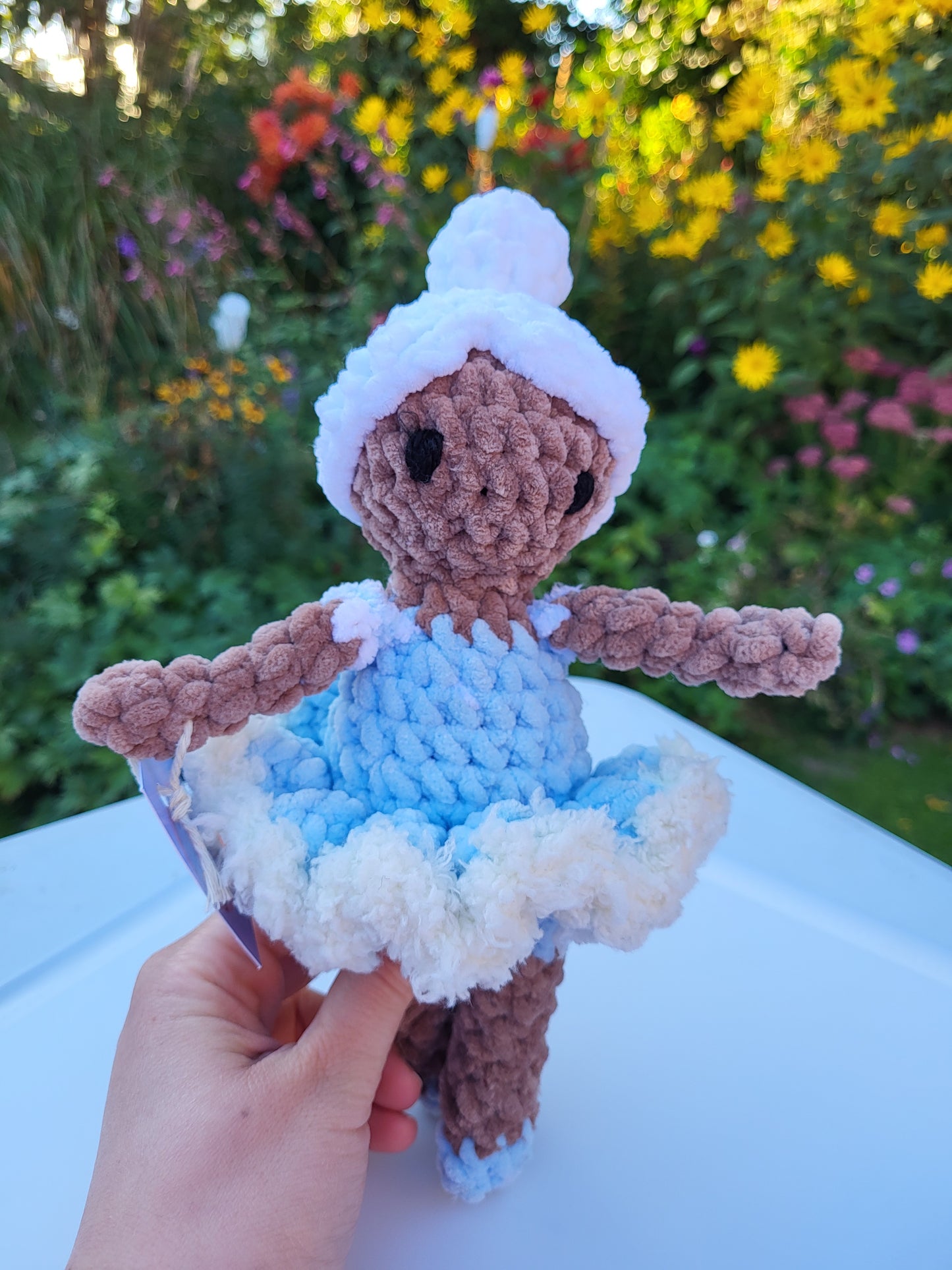 Handmade Crochet Ballerina Doll – Customisable Dance Gift