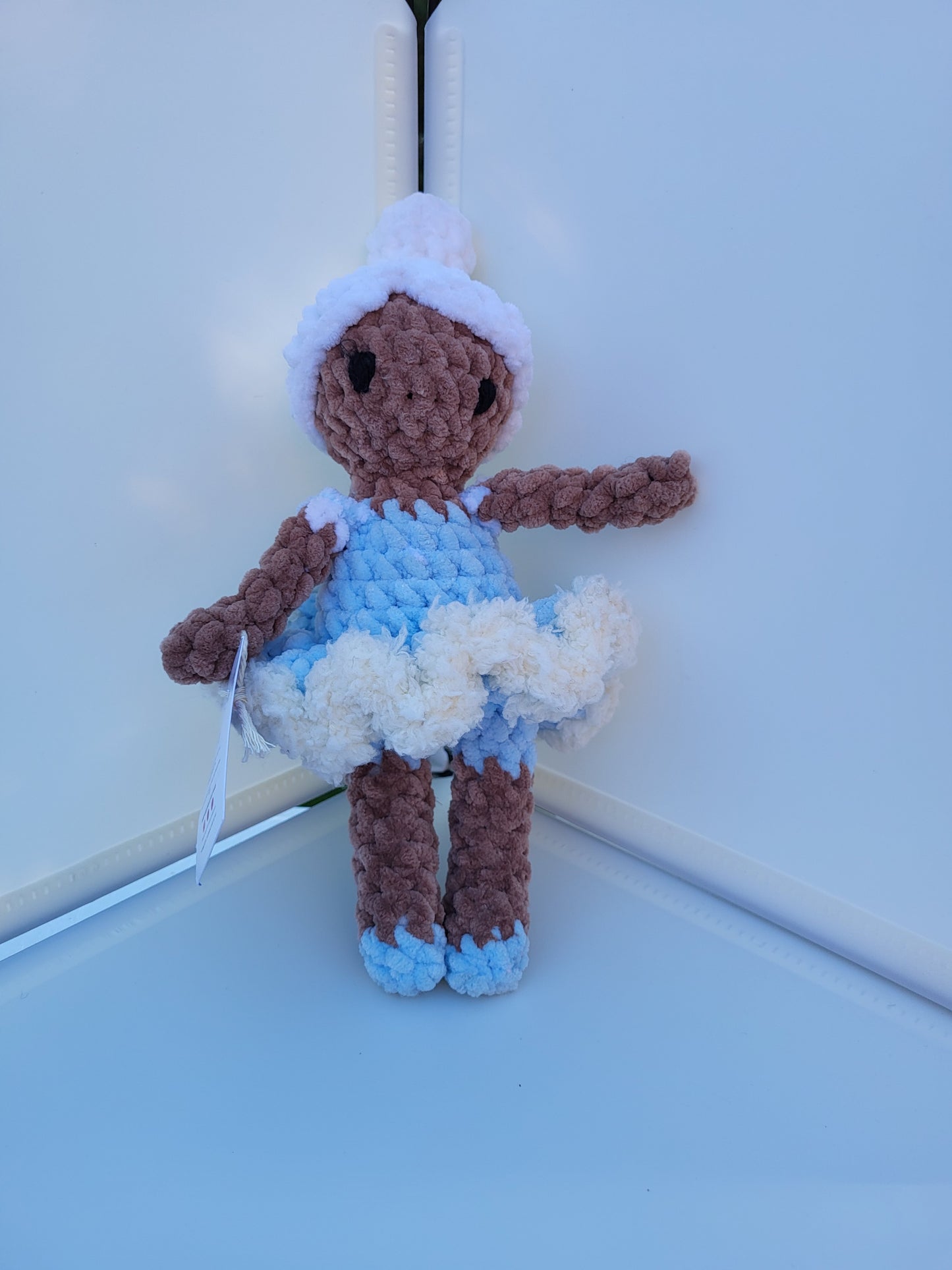 Handmade Crochet Ballerina Doll – Customisable Dance Gift