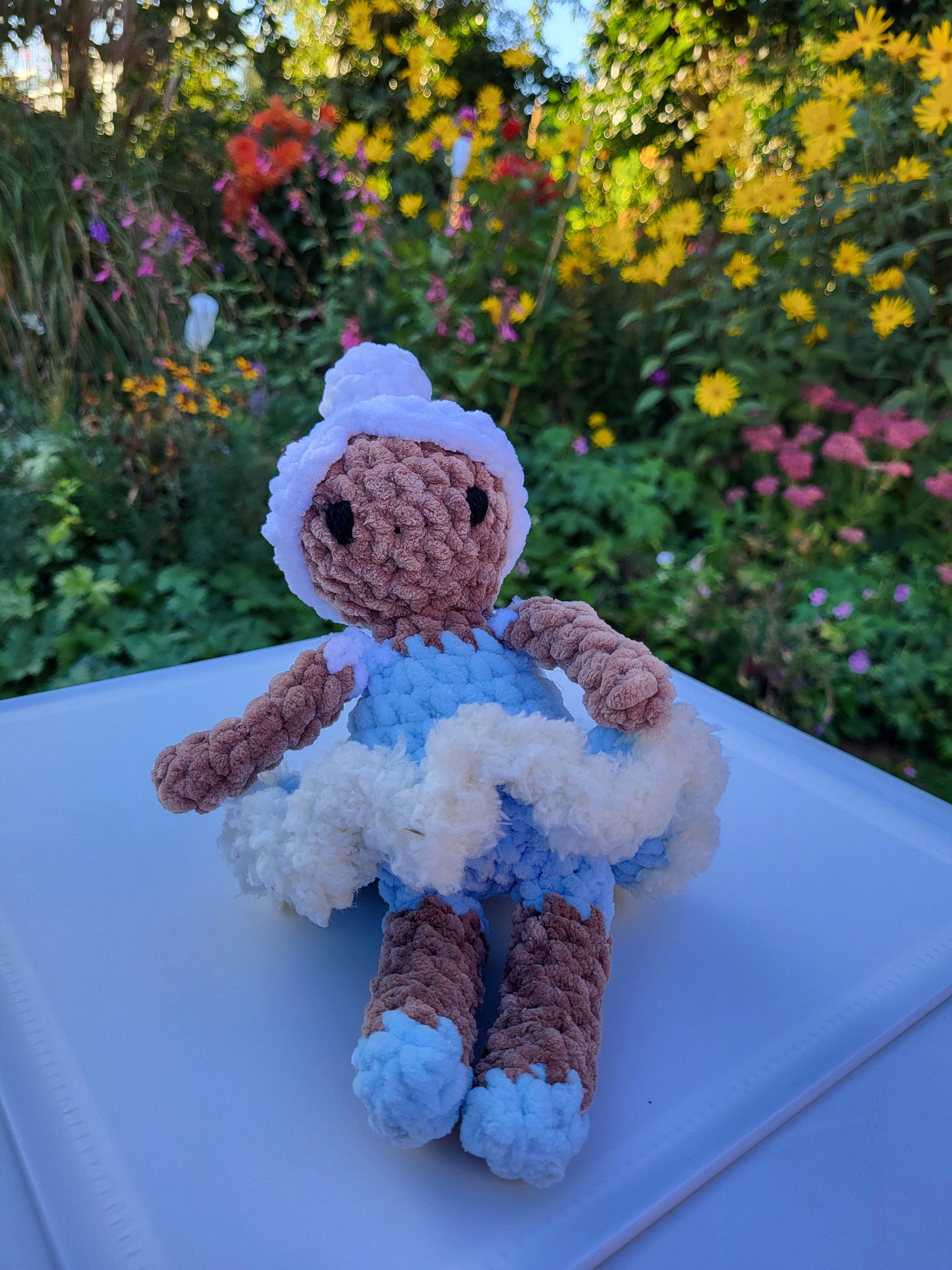 Handmade Crochet Ballerina Doll – Customisable Dance Gift