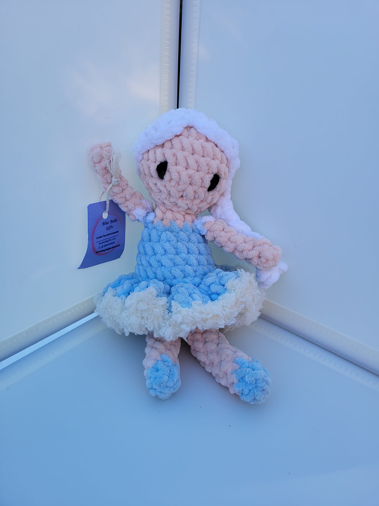 Handmade Crochet Ballerina Doll – Customisable Dance Gift